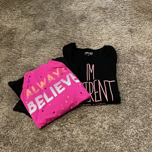 Bundle of 2girls long sleeve shirt / so and mudd - Picture 3 of 3